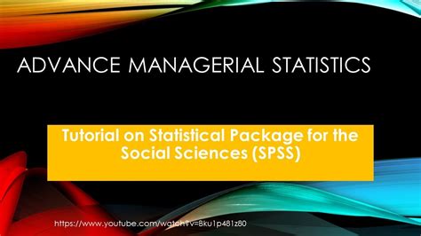 Read Online Introduction To Statistics With Spss For Social Science 
