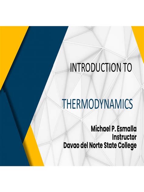 Read Online Introduction To Thermodynamics Prof Yu Qiaos Homepage 