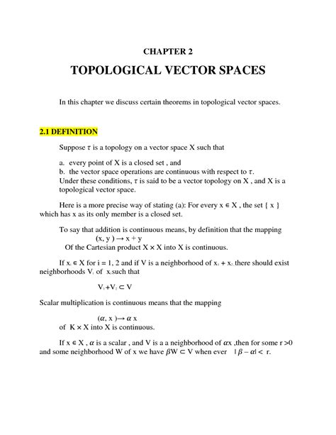 Read Online Introduction To Topological Vector Spaces 