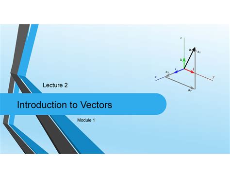 Download Introduction To Vectors Mathcentre 