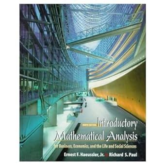 Introductory Mathematical Analysis Haeussler Complex Numbers