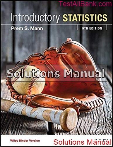 introductory statistics mann solutions manual