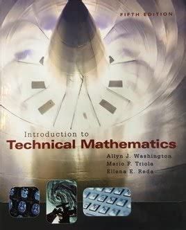 Introductory Technical Mathematics 5th Edition Answers