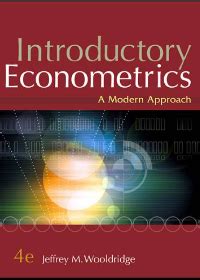 Read Introductory Econometrics Wooldridge 4Th Edition Ebook 