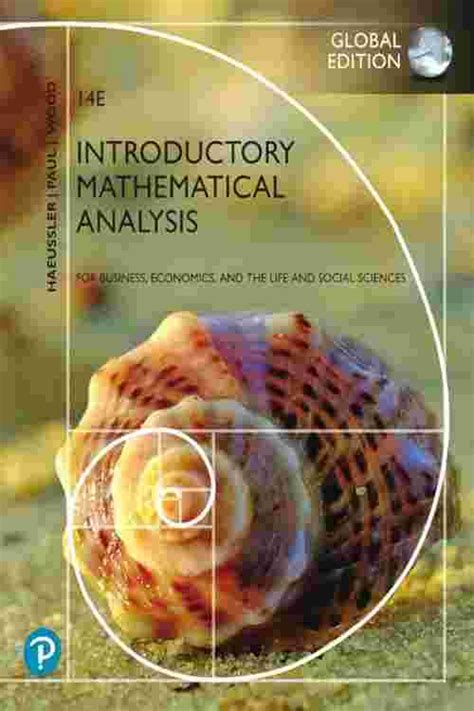 Download Introductory Mathematical Analysis For Business Economics And The Life Social Sciences Ernest F Haeussler Jr 