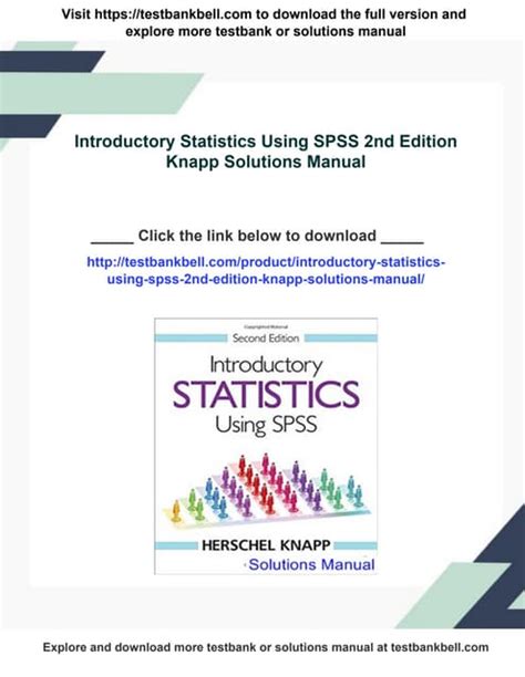 Introductory Statistics Using SPSS