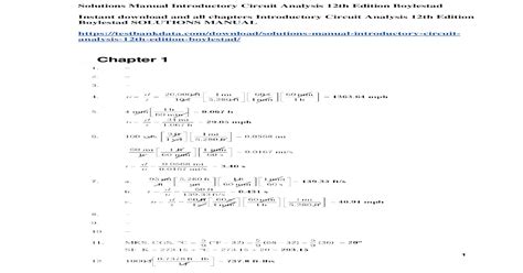 Read Introductory To Circuit Analysis 12Th Edition Solution Manual 