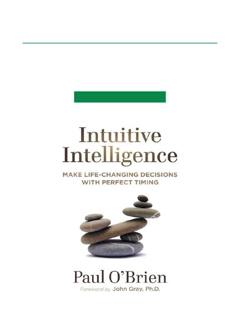 Intuitive Intelligence Make Life Changing Decisio