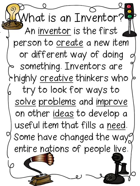 Inventions Lesson Plans Printables Amp Activities Teachervision Invention Activities For Elementary Students - Invention Activities For Elementary Students