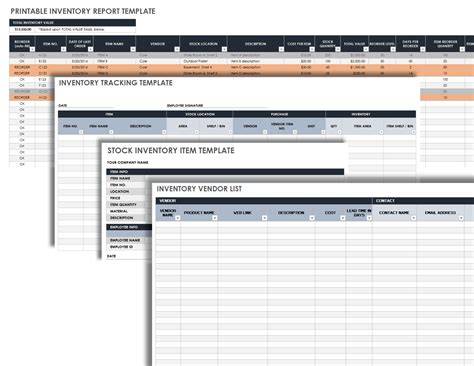 inventory stock report format in excel