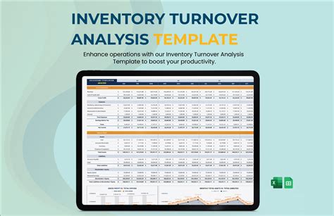 Inventory Turnover Template Excel