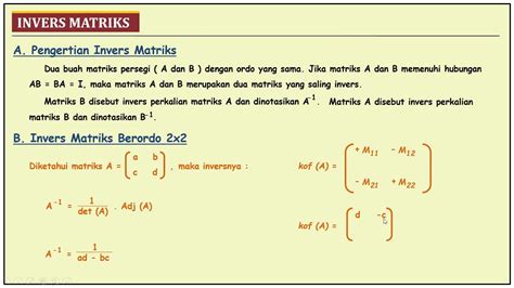 invers matriks 2x2