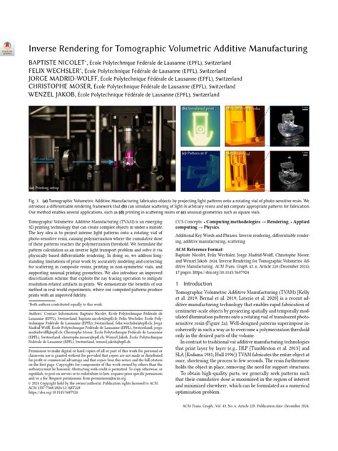 Inverse Rendering For Tomographic Volumetric Additive Manufacturing