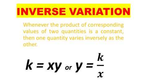 Inverse Variation Definition Formula Graph Examples Cuemath 7th Grade Inverse Variation Worksheet - 7th Grade Inverse Variation Worksheet