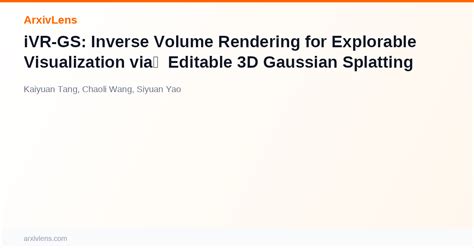 Inverse Volume Rendering Approach To 3d Reconstruction From Multiple Images