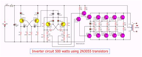inverter circuit diagram 500w