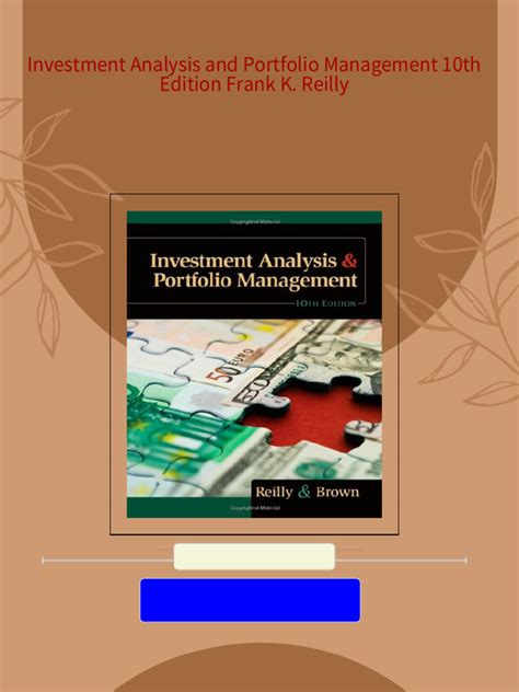 Full Download Investment Analysis And Portfolio Management 10Th Edition Pdf 