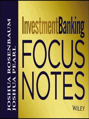 Read Investment Banking Focus Notes 