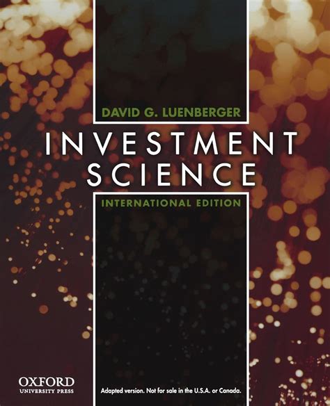 Read Online Investment Science Luenberger Chapter 6 