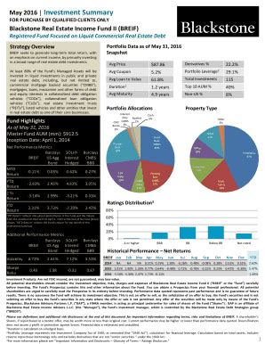Full Download Investment Summary Blackstone 