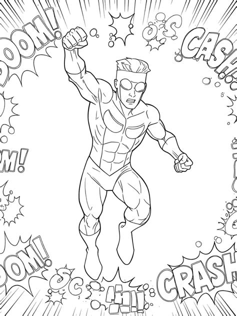 invincible coloring pages