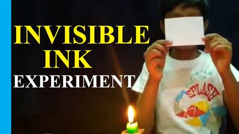 Invisible Ink Invisible Ink Science - Invisible Ink Science