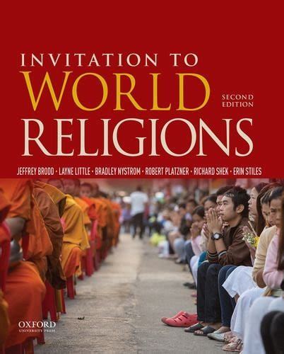 Read Invitation To World Religions Welcome Department 
