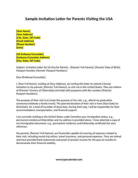 Inviting Father For Convocation Sample Letter