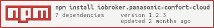 iobroker.panasonic-comfort-cloud 2.0.4 on npm - Libraries.io
