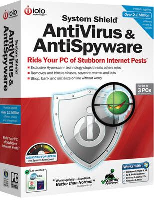 iolo System Shield AntiVirus and AntiSpyware 3 Devices 1 Year