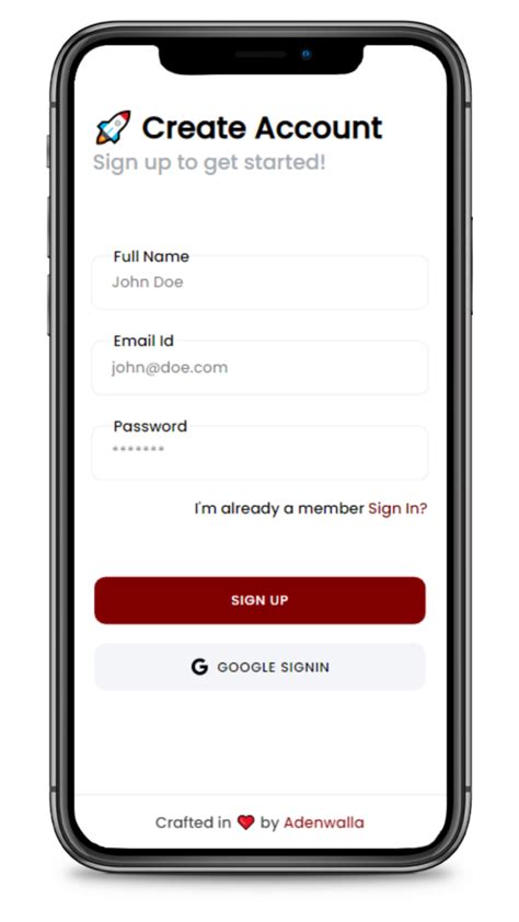 ionic login page template
