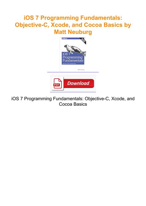 Full Download Ios 7 Programming Fundamentals Objective C Reddye 