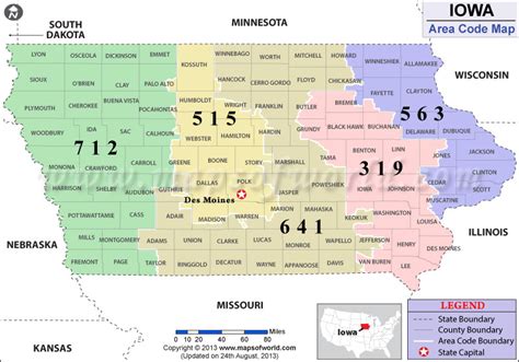 iowa area codes