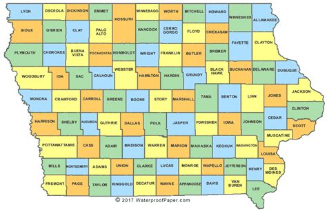 iowa county maps