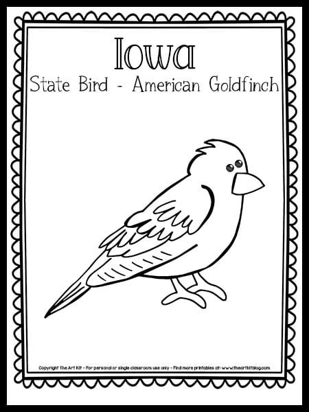 Iowa State Bird Coloring Page Divyajanan Alabama State Bird Coloring Page - Alabama State Bird Coloring Page