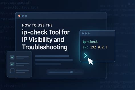 ip check | How to find IP address on your