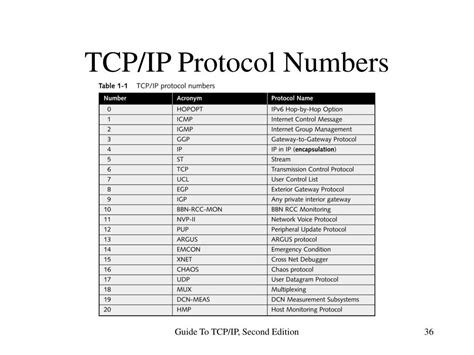 Ip Protocol Numbers