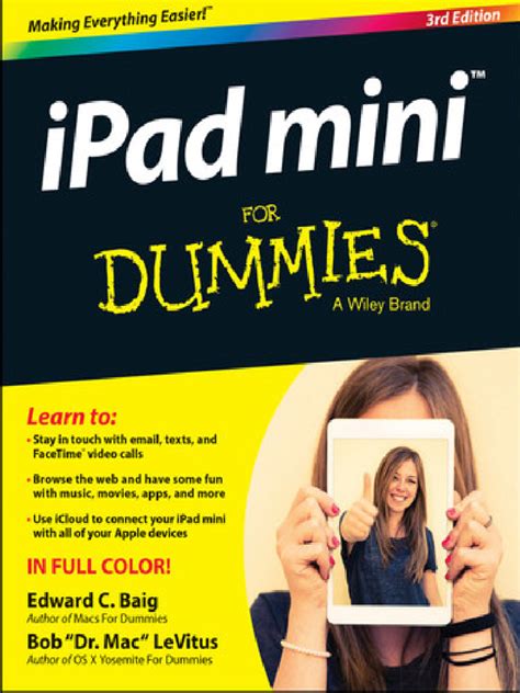 Ipad Mini For Dummies 3rd Edition For Dummies Computers
