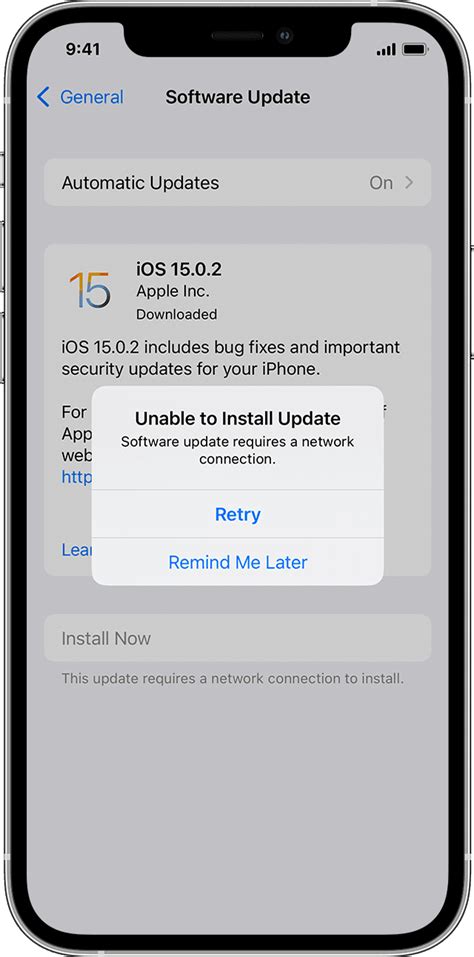 ipad will not update to ios 15.2