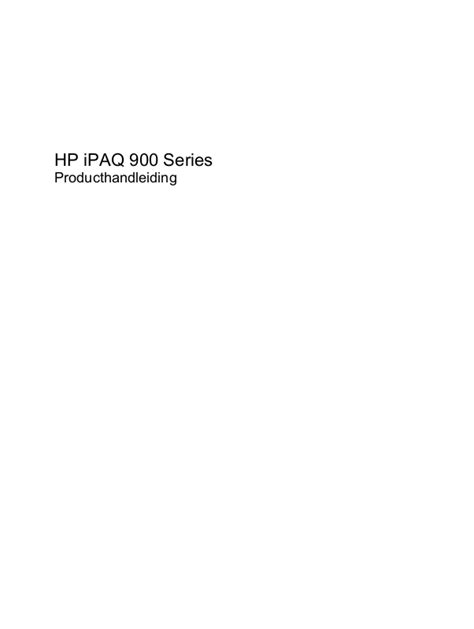Read Ipaq 910 User Guide 