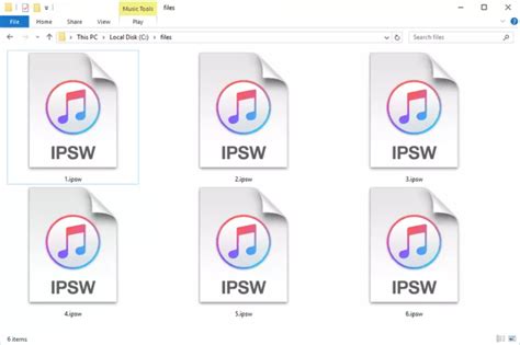 iphone ipod ipad software files ipsw