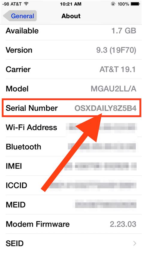 Iphone Serial Number Meaning