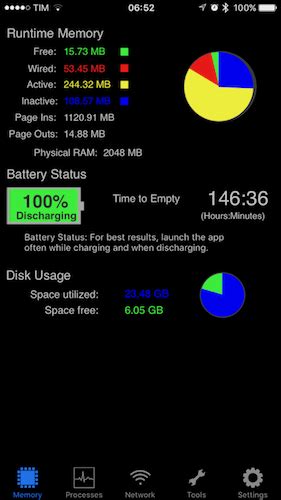 iphone system activity monitor app install