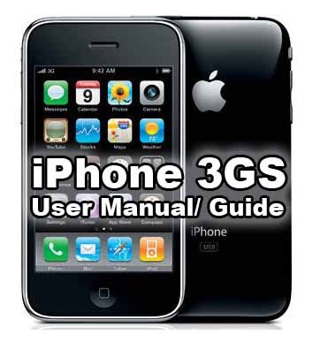 Read Online Iphone 3Gs Instructions Guide 