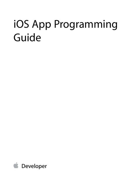 Read Online Iphone Application Programming Guide 