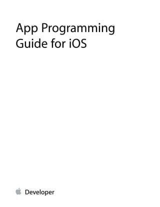 Read Online Iphone Application Programming Guide 