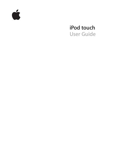 Read Ipod Touch Help Guide 