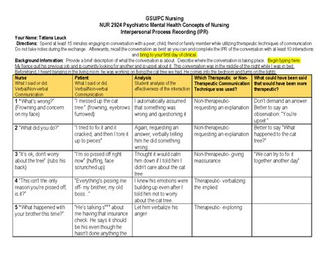 Ipr Examples Nursing