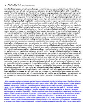 Full Download Ipro Falls Tracking Tool Pdf 