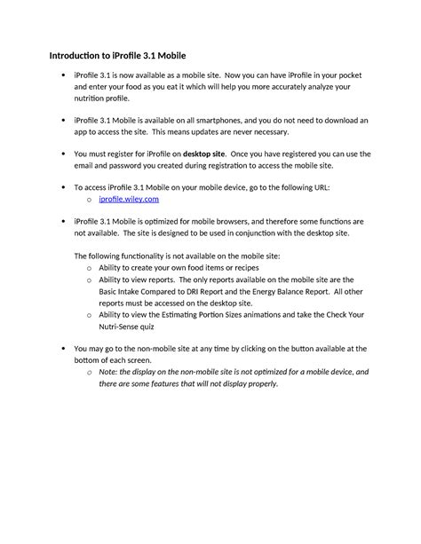 Read Online Iprofile Access Code 